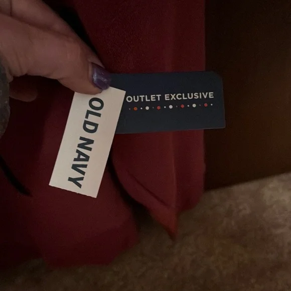 Old Navy Red Hoodie with White Accents - Picture 2 of 4